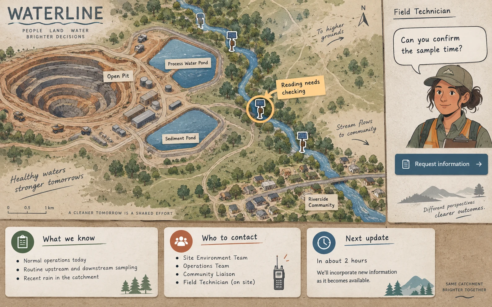 Waterline: proposed map-based incident tabletop